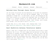 Tablet Screenshot of marmanold.com